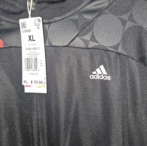 adidas IJ3000 Mens XL Tiro Rich Mnisi Track Jacket Black New - Picture 8 of 8